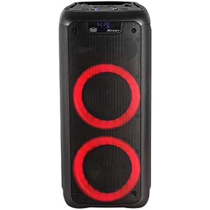 Přenosný Zesílený Reproduktor - TREVI - XFest XF 600 KO - 80 W - USB/Micro SD/AUX-in/Bluetooth - Karaoke Party