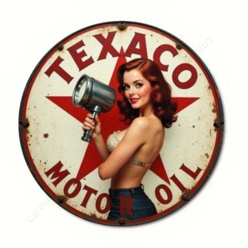 Hexenbesen Halloween Schild, Runde Aluminium Wandplakette 20x20cm