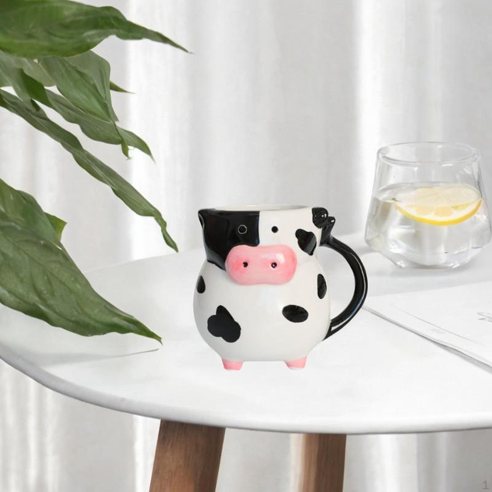 

Керамическая кружка для чая в виде коровы, многофункциональная декоративная кофейная чашка объемом 20 унций