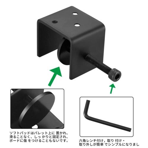 Set of 2 Adjustable Bracket Clamps, L-Shaped Table Clamps, Supports, Reinforced Metal Fixing Brackets, Kitchen, Bathroom, Bedroom, Shelf Brackets, Wal