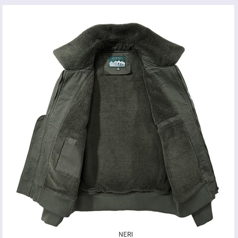 Winterjacke Herren Militär Herrenjacken und Mäntel Oberbekleidung Windbreaker Herrenjacke Große Größe