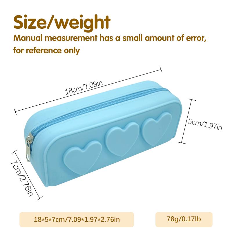New Makeup Brush Case Toiletry Bag Organizer for Women Silicone Cosmetic Bag Pencil Case with Pattern