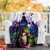 1pc Game Zelda Theme Blanket - Digital Print, Polyester, Cozy for All Seasons, Perfect for Outdoor, and Travel