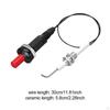 Push Button Ceramic Piezo Igniter Replacement Fireplace Ignitor 30cm Wire Universal for Oven