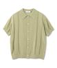KNITTED Linen Sci-Fi Knit Shirt Sage Green