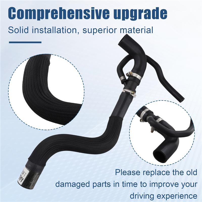 

ABLZ-AA5Z-8260-A AA5Z8260AD Turbo Petrol Charger Inlet And Return Water Pipe Coolant Tube Hose чорний