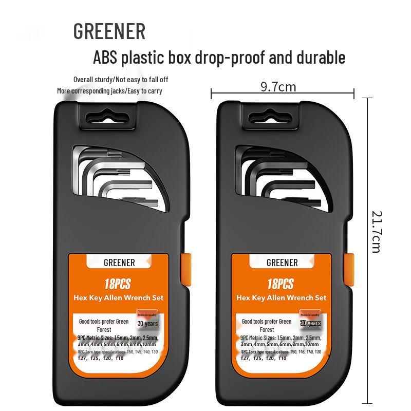 Universal Hex Wrench Set - 6-Point Screwdriver & Extendable Hex Tool