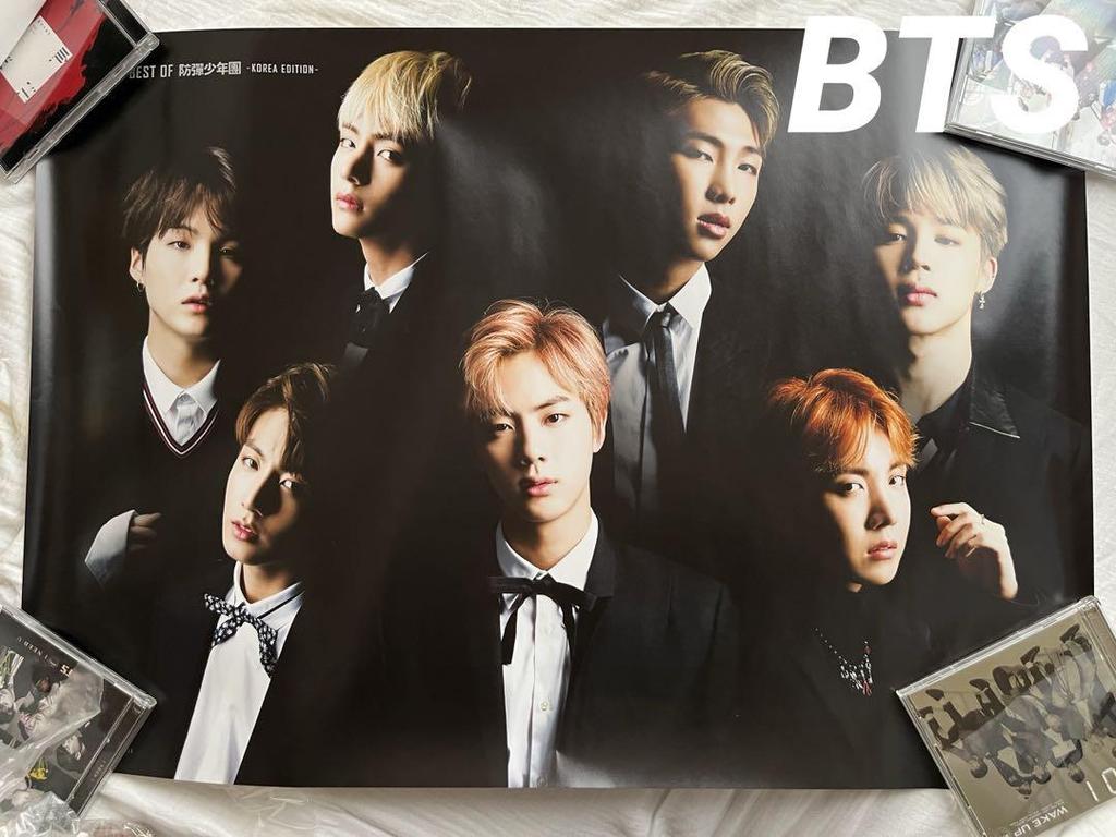 [USED] THE BEST OF BTS CD Album Poster