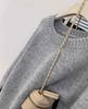 Plus Size Women Autumn Winter Warm Sweater Oversize Loose Casual Knitted Pullover Crew Neck Long Sleeve Tops
