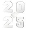 2025 Graduation Charcuterie Number Box 10" Fillable Cardboard Letter Tray Chocolate Candy Cake Box for Grad Party Supplies