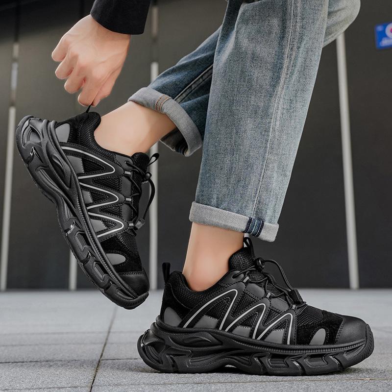 Thick-soled cushioning, non-slip and wear-resistant mountaineering shoes, light and comfortable dad tide shoes, casual shoes