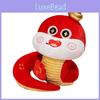 Huggable Snake Cartoon Plush Doll For Kids Soft Cuddly Gift For New Year Celebrations