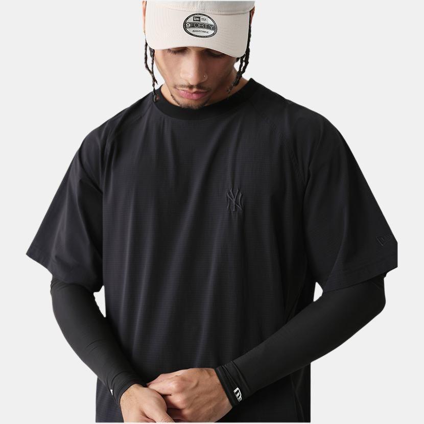 New Era SS25 Urban Roaming Series MLB Minimalist Loose Fit Sports Raglan Short Sleeve T-Shirt Unisex T-Shirt Black 14529147