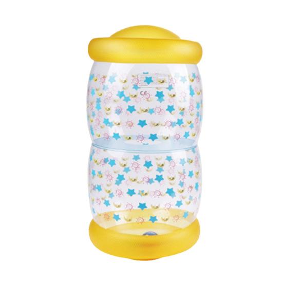 Infant Crawling Roller Toy Portable Wear-resistant Transparent Quick Inflatable Early Development Toy Daily Use