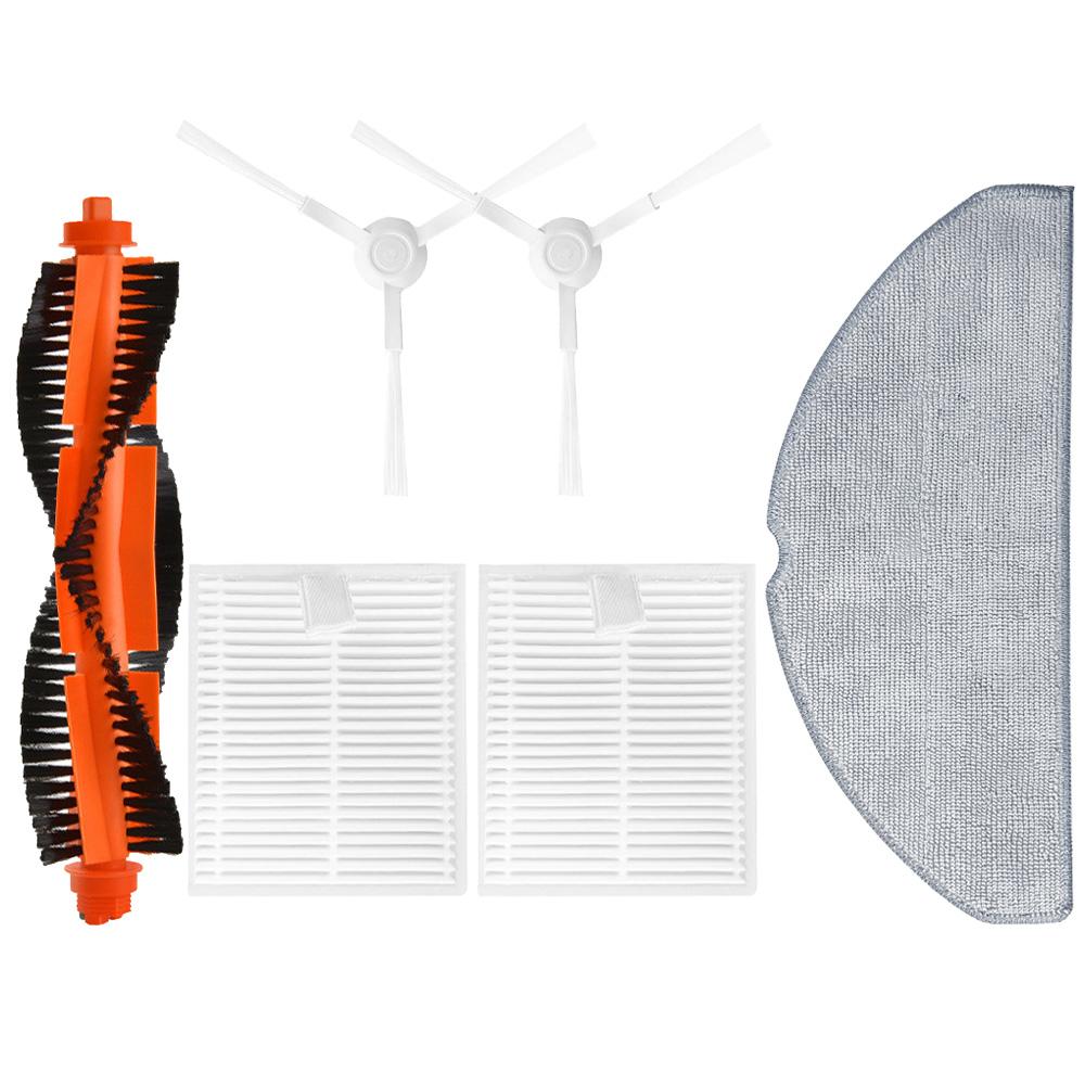 Accessories For Xiaomi E10/E10C/E12/3C+ Robot Vacuum Cleaner Spare Parts Replacement Kit,Main Brush,Side Brush,HEPA Filter,Mop Pads
