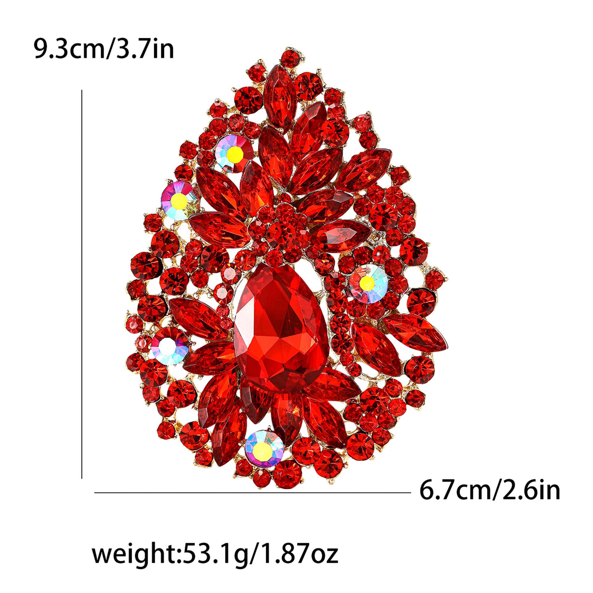 

Ретро брошь в форме капли воды, женский аксессуар для костюма или кардигана, корсажная булавка, ювелирное изделие