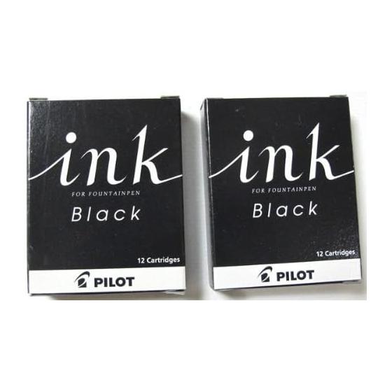 Pilot fountain pen cartridge ink IRF-12S-B 2 boxes black