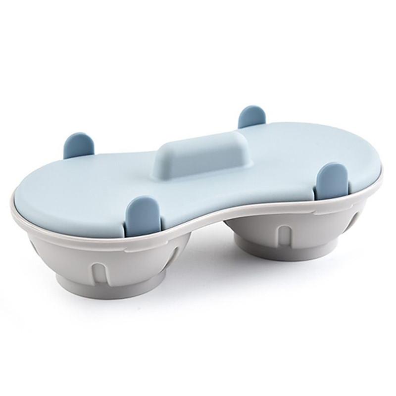 

Микроволновая печь Пароварка для яиц 2 ячейки Силиконовая яйцеварка для вареных яиц Утиных яиц и Домашних яиц Кухонные гаджеты для приготовления пищи