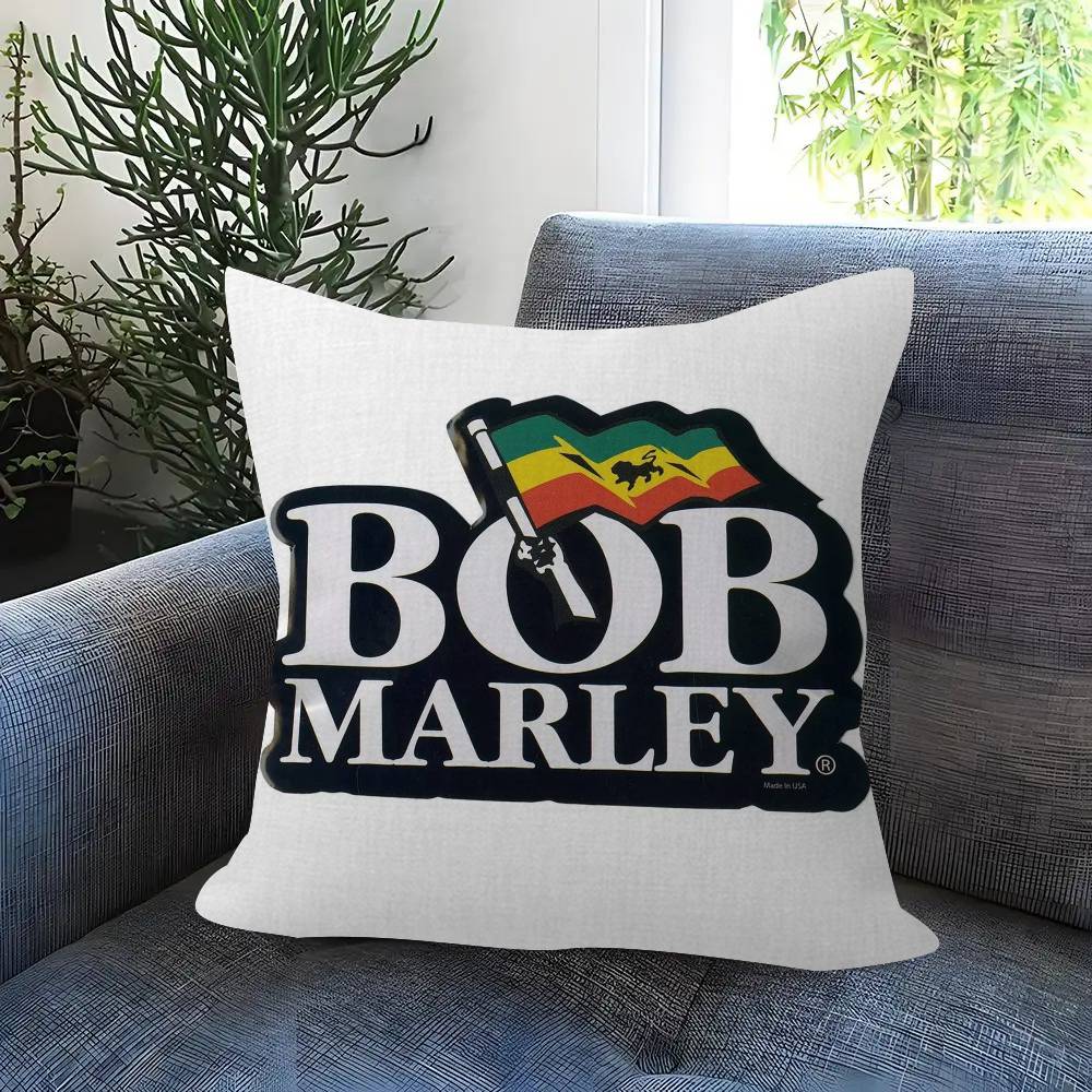 Classic Bobs Marley & T-The Wailers Pillow Cover Sofa Cushion Cover Home Room Decoration Children Gift
