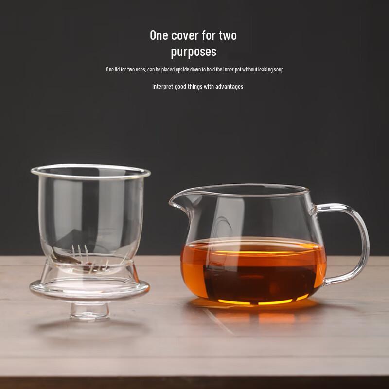 Gaoming Heat-Resistant Glass Penguin Teapot