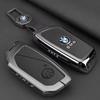 For BMW X1 U11 X7 X5 G05 LCI I7 IX XM Series 7 740Li U06 G81 M3 Alloy Leather Car Key Case Cover Shell Protector Fob Accessories LL20