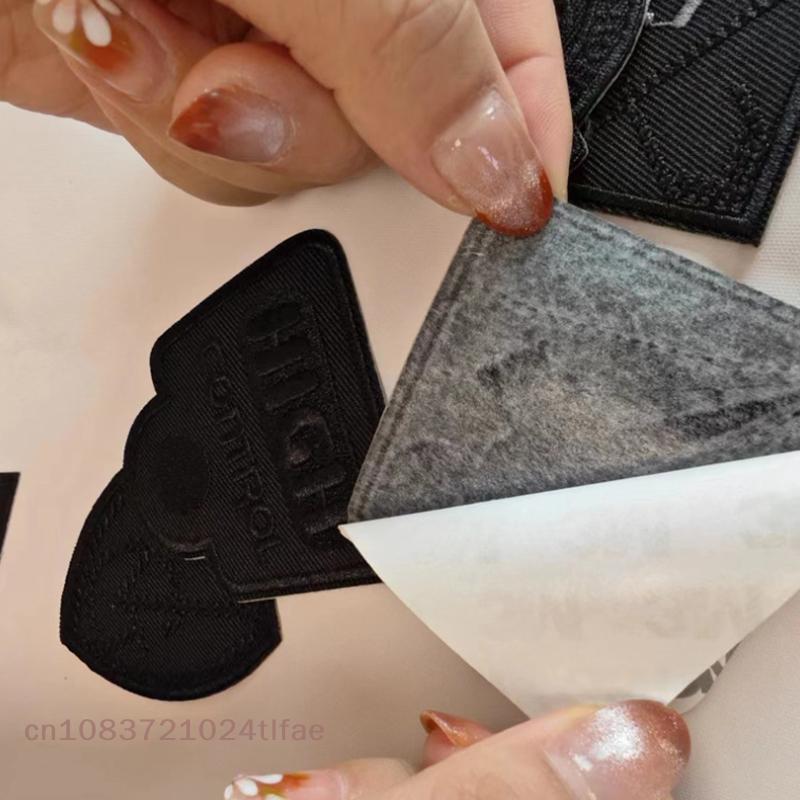 Self Adhesive Black Patches for Down Jackets, Pants, T-shirts, Clothes Repair, Washable, No Trace, Easy DIY Fix