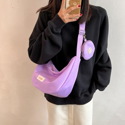 Bolso de lona para mujer, de gran capacidad, informal, tipo bandolera, portátil, con un solo hombro, para ir al trabajo