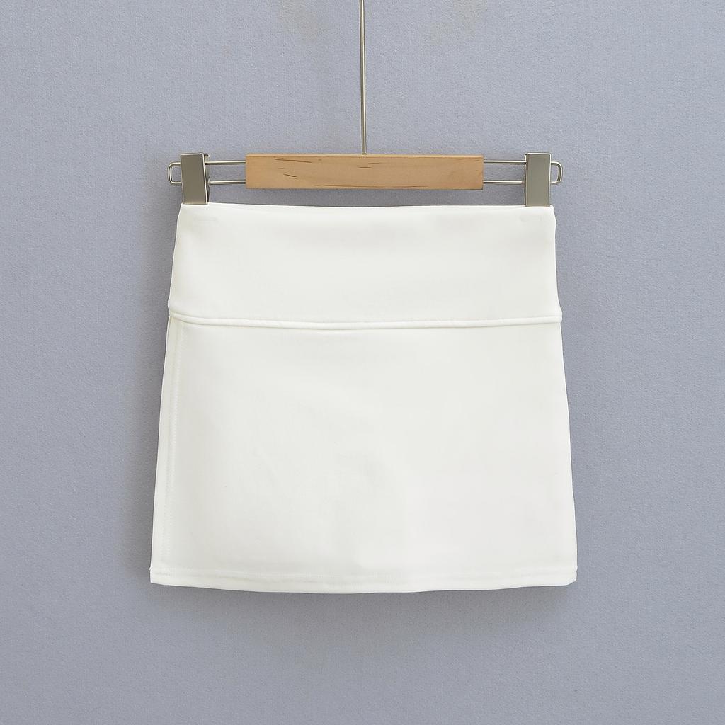 2025 Jupe de Yoga Sexy à Fente Latérale pour Femmes, Sexy Taille Haute Anti-Jupe, Jupe avec Couverture Arrière