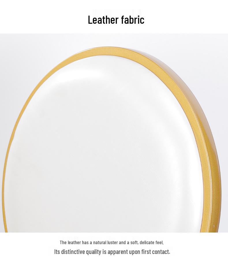 Electroplated Bamboo Joint Chair with Gourd Legs for Hotel Dining and Wedding Halls