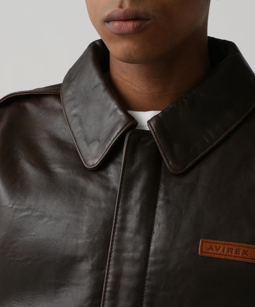 Avirex Flight Antique Size A-2 Jacket, Lamb, Men's, 40, 050, Brown, 783-4950018