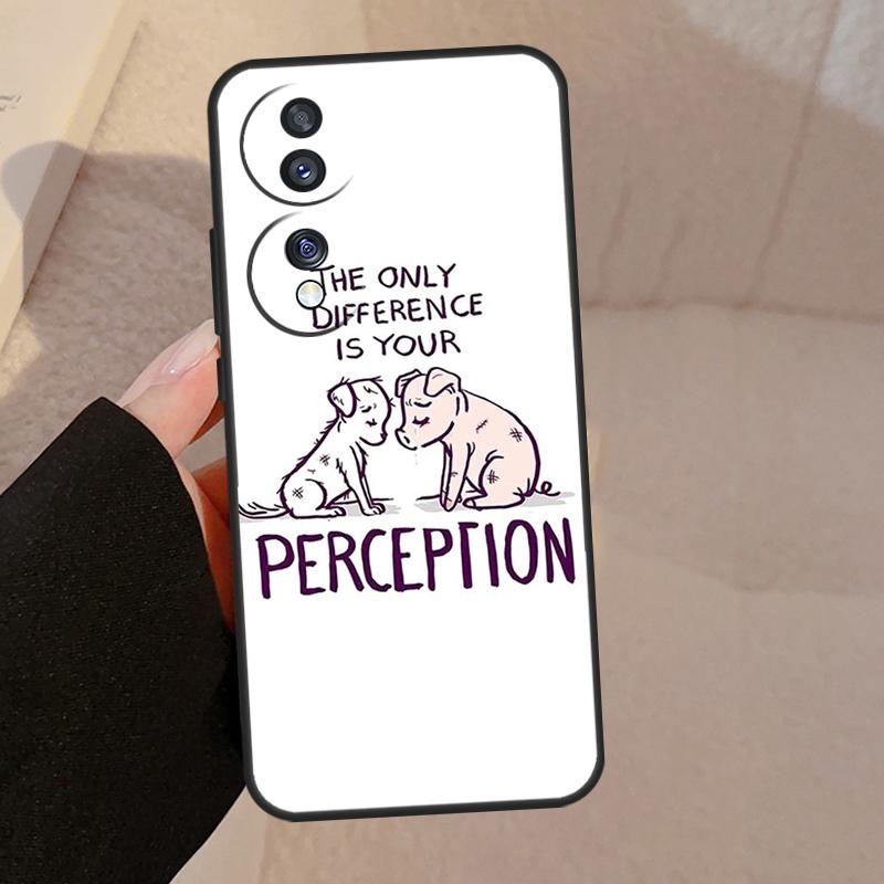 Vegan Inspiration For Honor Magic V5 5 6 7 Pro Case For Honor 200 400 Lite 50 70 90 X8a X8b X9a X9b X9c Cover