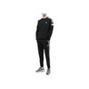 adidas Originals Kleeblatt-Logo Drei Streifen Fleece Rundhals-Sweatshirt Herren Sweatshirt Schwarz GN3545