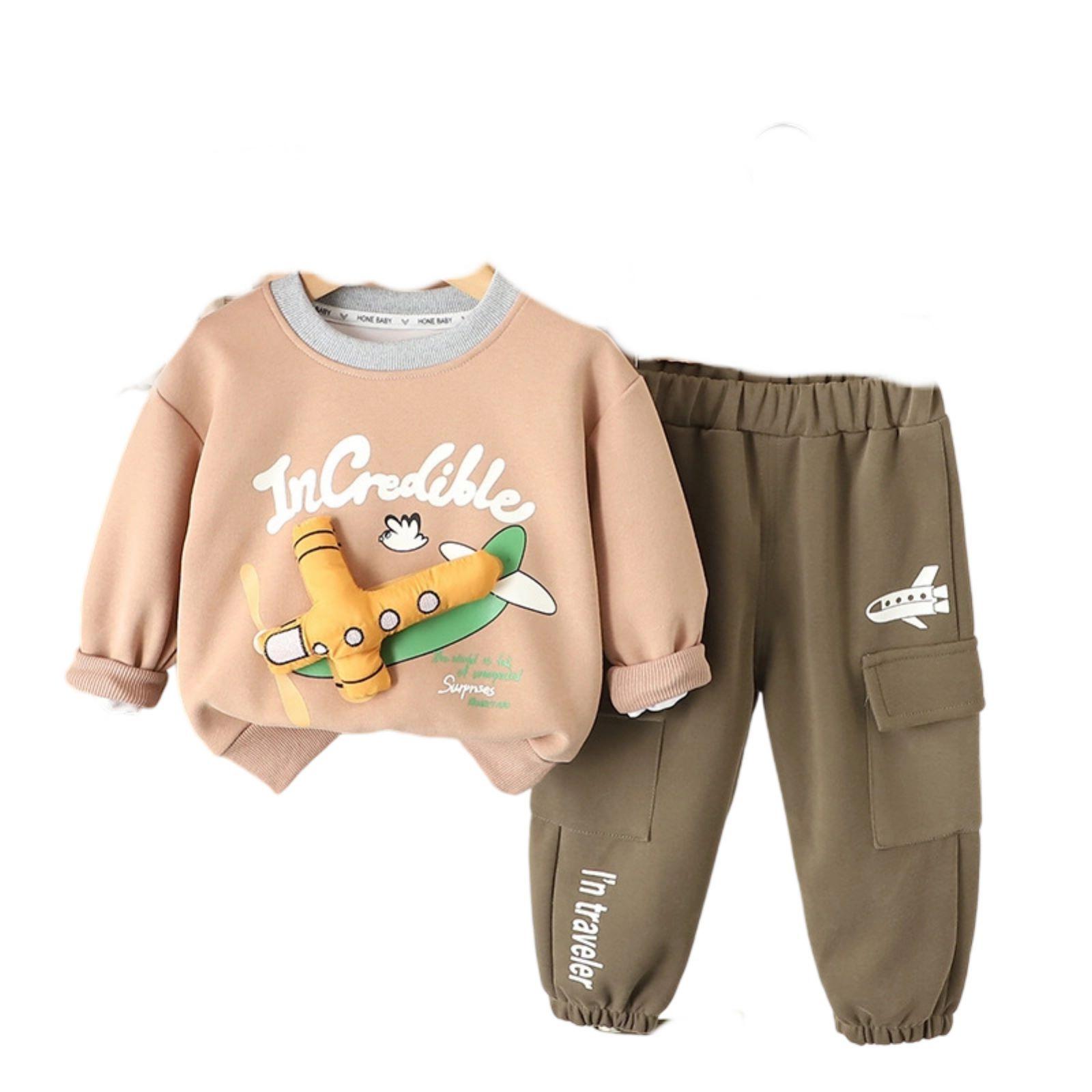 

Детский повседневный комплект с длинным рукавом, удобные наряды для повседневной носки 110