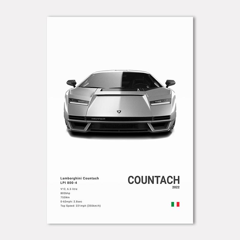 Famous Cars LP 640 Canvas Wall Art Print Poster Aventador URUS VENENO Decoration Mural Modern Home Decor Birthday Gift Unframed