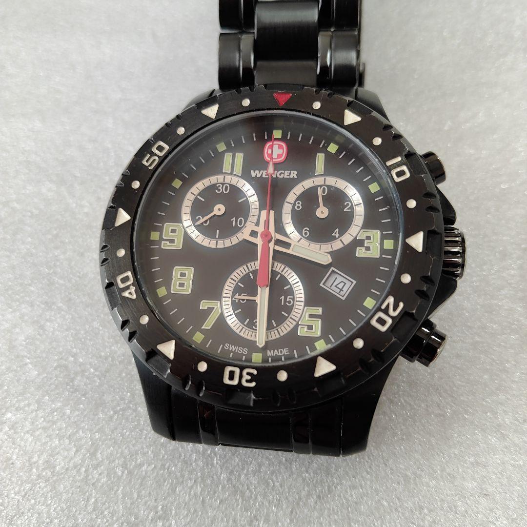 Used Wenger 79355 Chronograph Black Movable Item