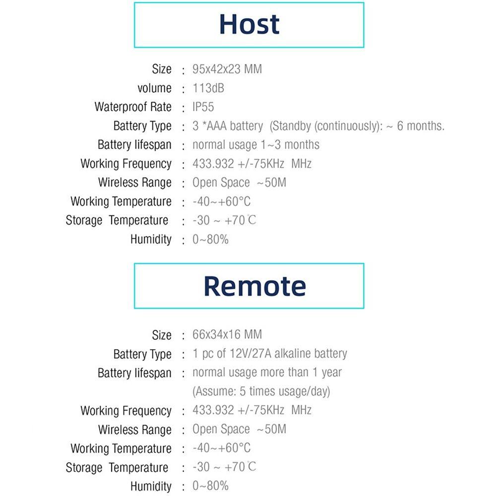 With Remote Bike Alarm Bell Wireless Bike Horn Gift Vehicle Security Alarm System