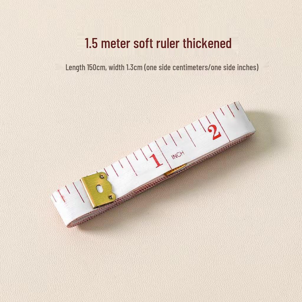 

Кожаная 2-метровая рулетка - Высокоточная мягкая линейка для измерений груди, талии и одежды 1 piece