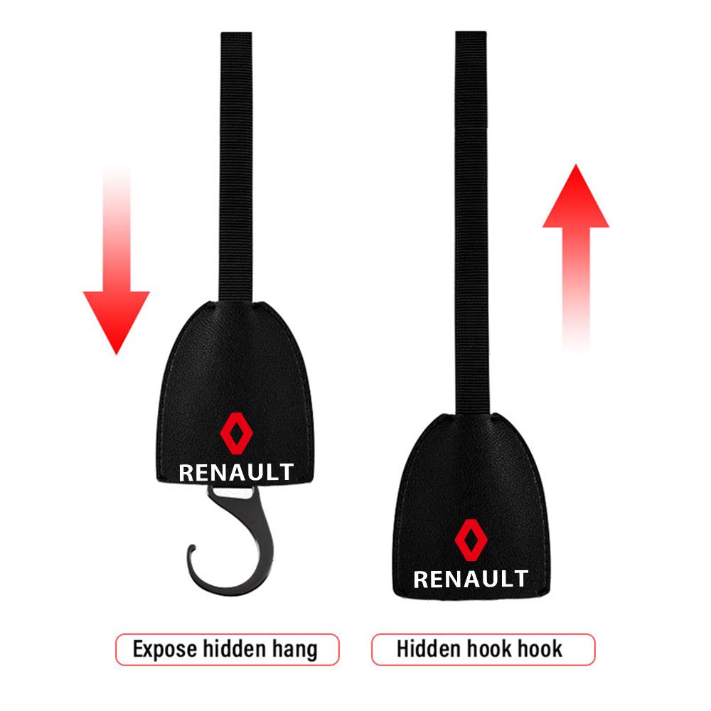 Car Headrest Back Seat Hook Auto Rear Seat Hanger For Renault Megane Duster Logan Captur Clio DACIA Scenic Megane Fluence Koleos W5