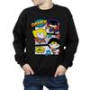 DC Comics Boys Chibi Super Friends Dance Sweatshirt