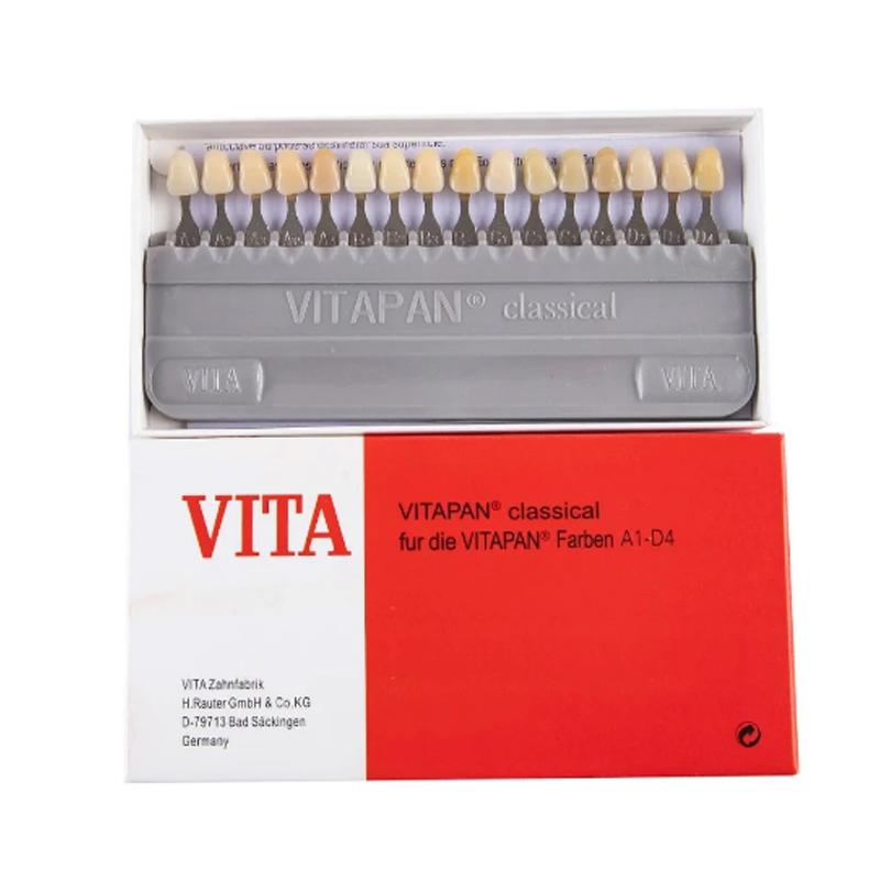 Dental Equipment Teeth Whiting Porcelain Vita Pan Classical 16 Colors Guide Vita Tooth Model Colorimetric Plate Model