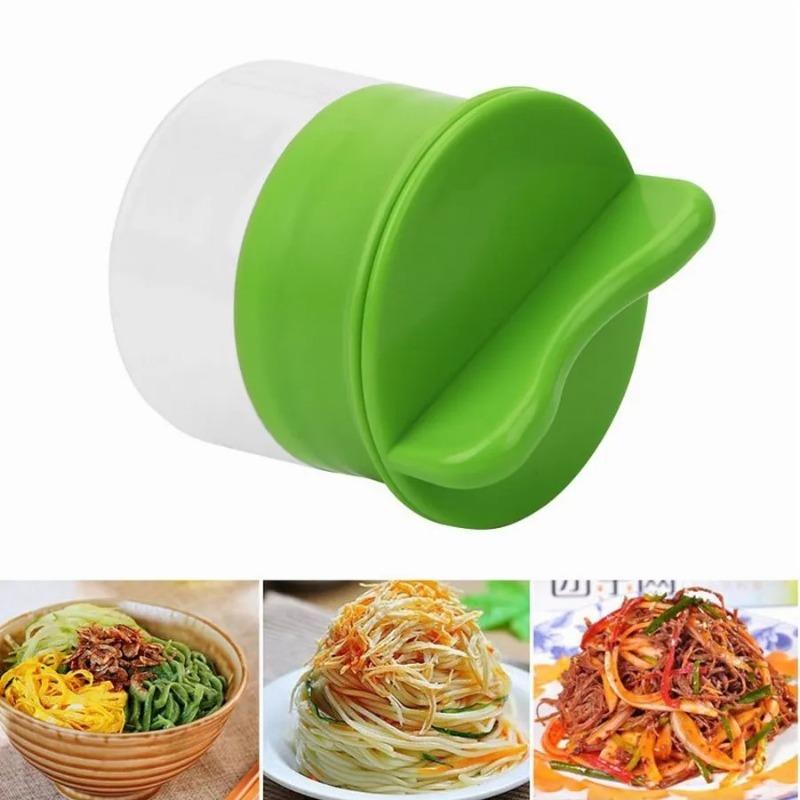 Handheld Spiralizer Vegetable Slicer, Adjustable Multifunctional Rotary Grater for Veggies, Fruits & Salads