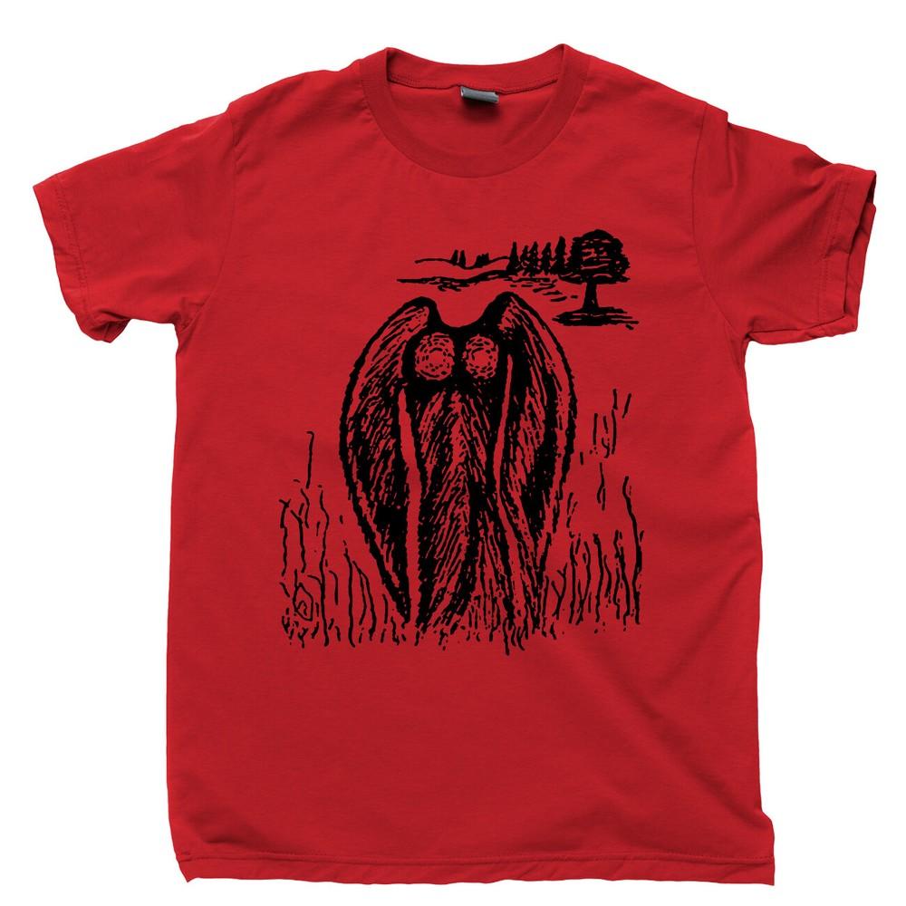 

Mothman T Shirt Appalachia West Virginia Folklore Supernatural Paranormal Tee 4XL