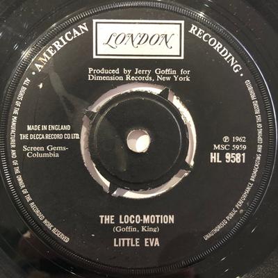 7inch Record LITTLE EVA  The Locomotion HL9581 LONDON RECORDS UK Rock Used