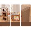 Corrugated Cat Scratching House Creative Cat Scratcher TV-shaped Scraper for Cats Large Capacity Cat Home Cat Accessories