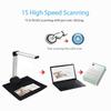 A4 Document Camera Scanner With 8.0MP Camera Portable High Speed USB Book Image School Office Library Bank HD