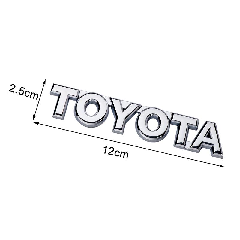 Bilstyling Bagasjerom Hale Klistremerke Emblem Merke Dekaler Dekorasjonstilbehør for Toyota Chr Rav4 Yaris Prius Avensis Corolla Camry