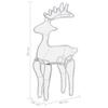 Reindeer Christmas Decoration with Mesh 306 LEDs 60 x 24 x 89 cm