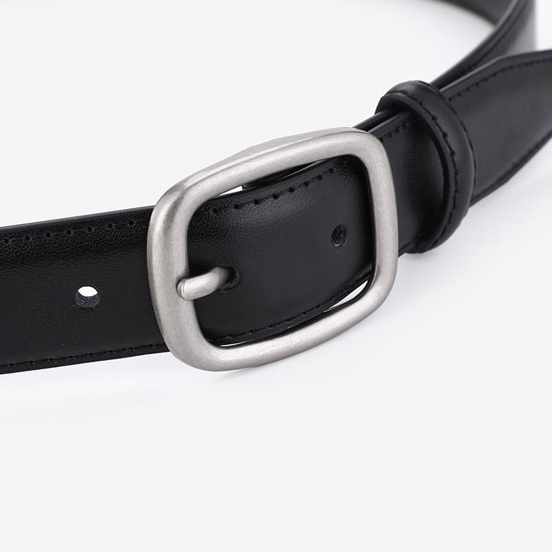 Womens Leather Waist Belt For Fashion Casual And Workwear With Durable Metal Closure