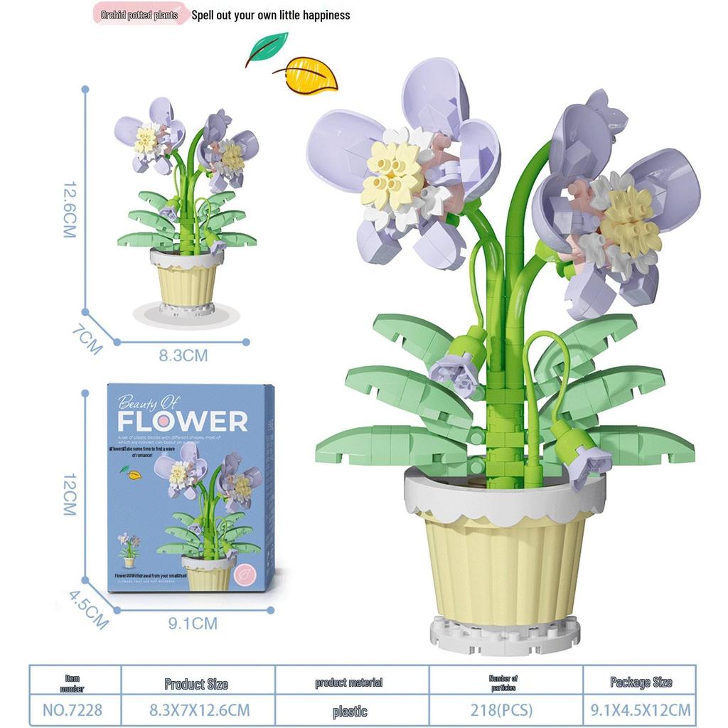 Bukiet Sukulentów Klocki - Prezenty Świąteczne i Zabawki