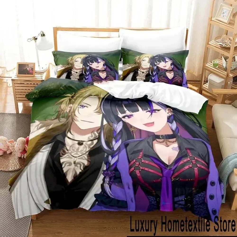 

3D-принт аниме Meloco Kyoran Постельное белье Пододеяльник Постельный комплект Одеяло Чехол Наволочка Одеяло King Queen Size Постельное белье для мальчиков и взрослых EU Single 135x200cm